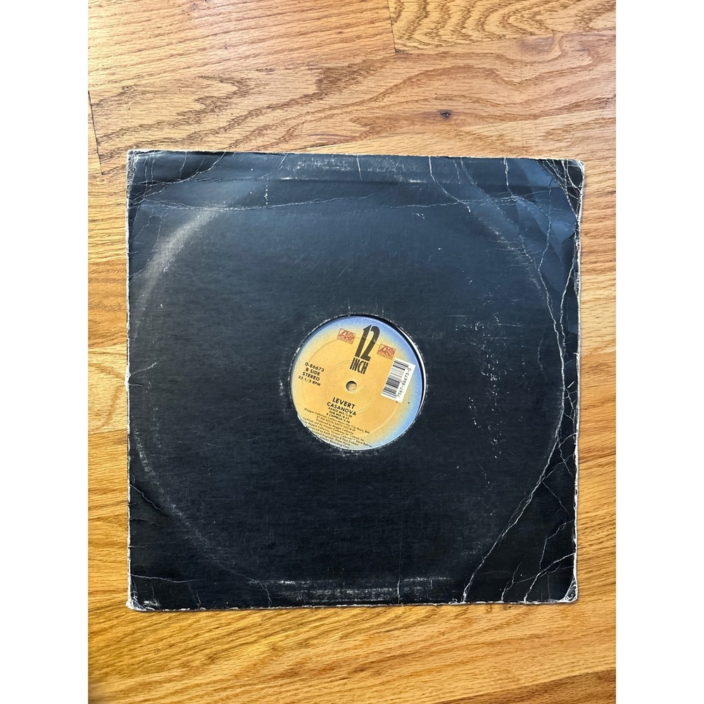 Levert Casanova 12 Inch Single Vinyl Record 0 86673 Atlantic Records 1987